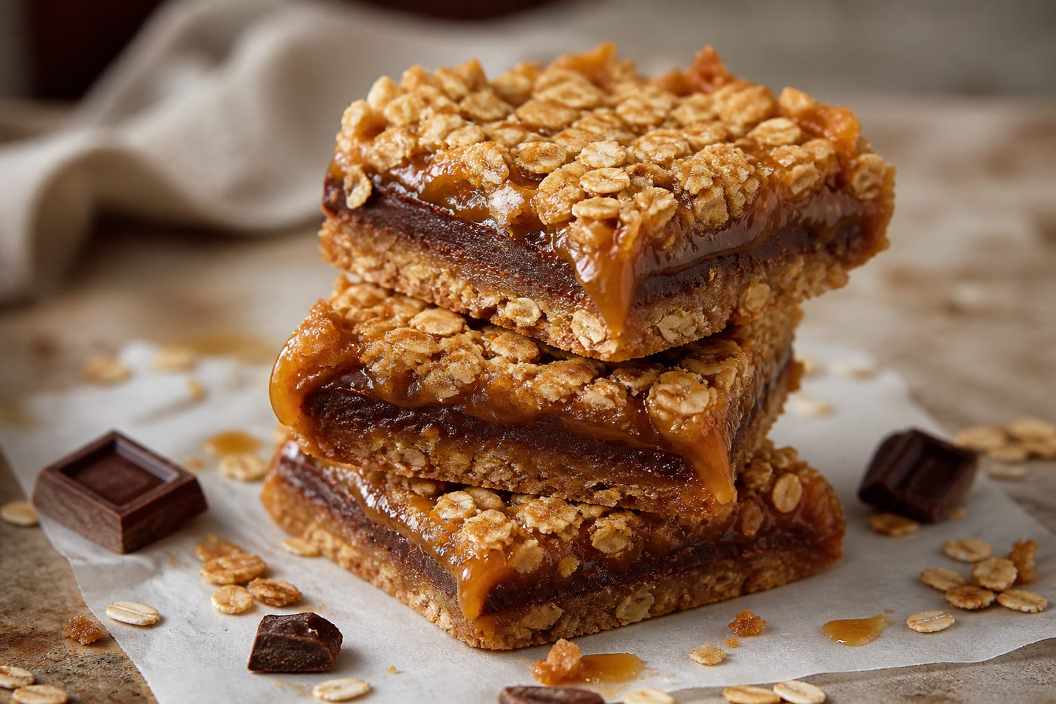 Carmelitas zum Servieren angerichtet